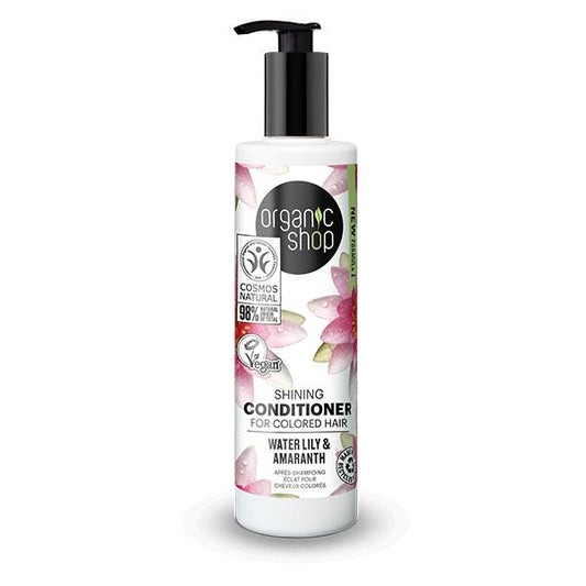 Acondicionador Capilar Brillo Pelo teñido Organic Shop 280 ml
