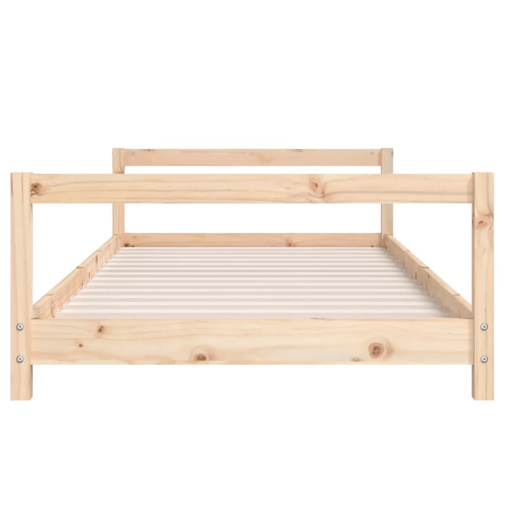 Estructura De Cama Para Niños Madera Maciza De Pino 90x200 Cm / Vetonek_5