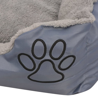 Vidaxl Cama Para Perro Con Cojín Acolchado Talla Xxl Gris_3