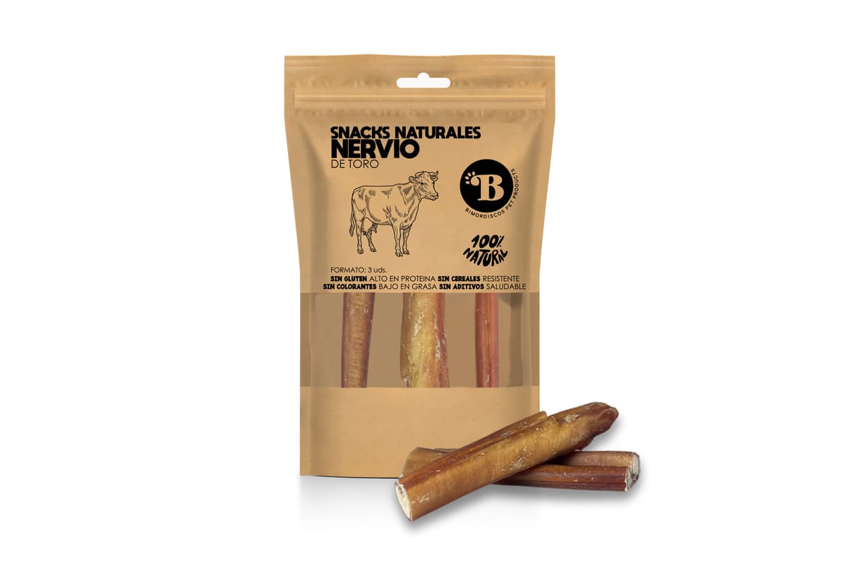 Bimordiscos Nervio De Toro Para Perros - 3 Unidades._0