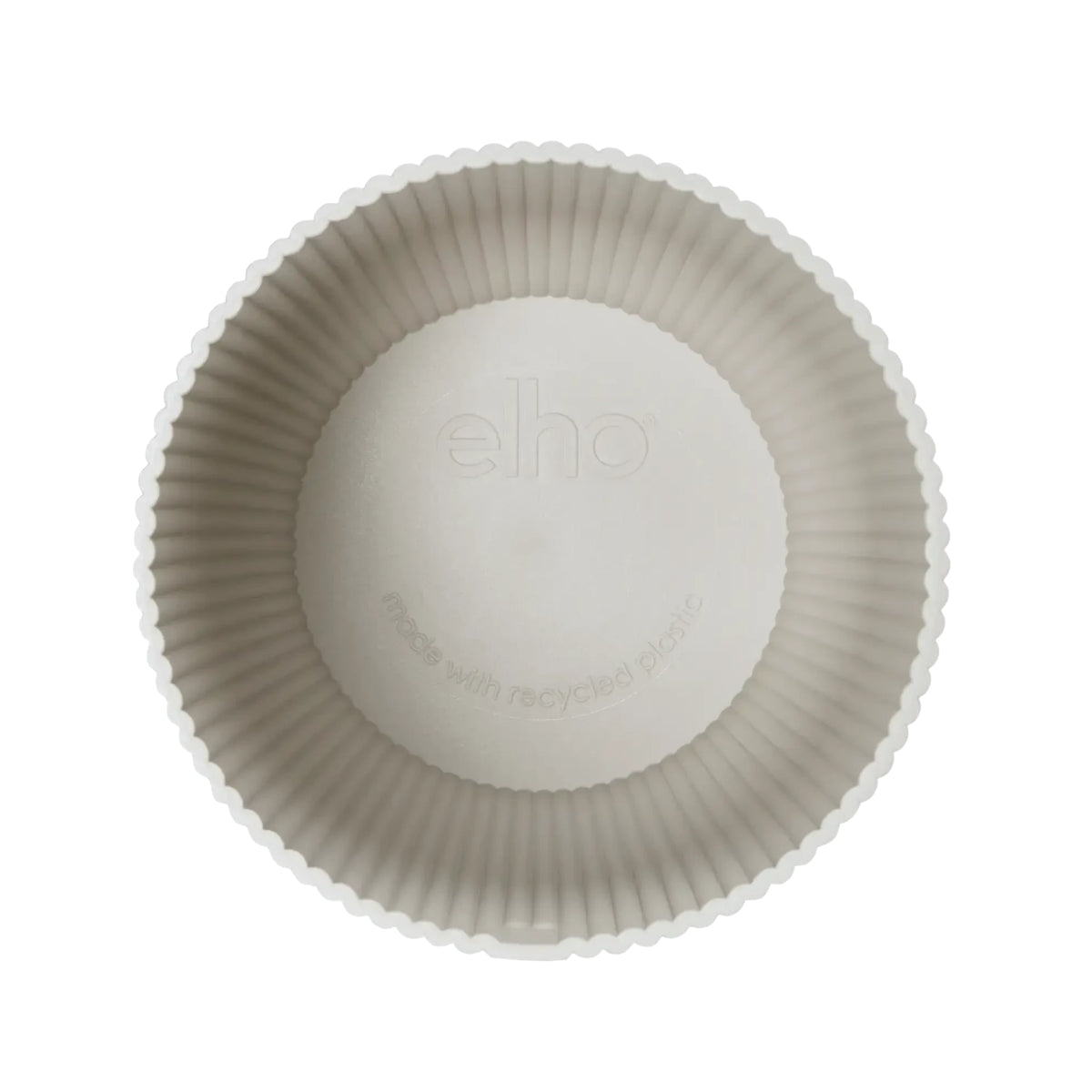 Macetero vibes fold round silky white Elho 25 cm