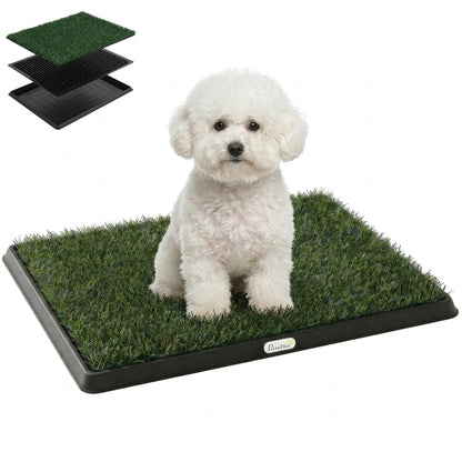 Pawhut Inodoro Para Perros Con Césped Artificial_0