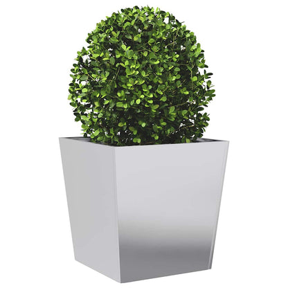 Jardineras 2 Uds Acero Galvanizado 50x50x50 Cm_3