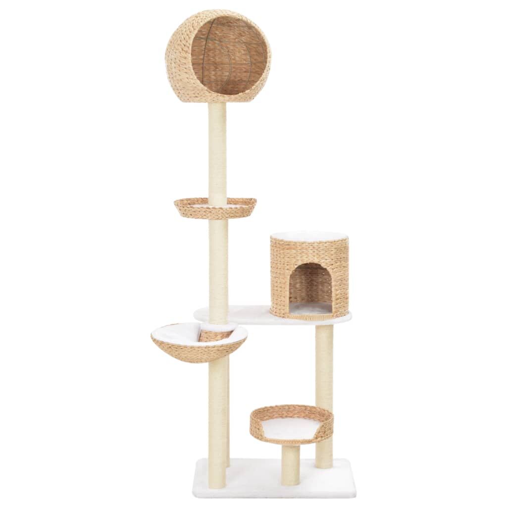 Vidaxl Rascador Para Gatos De Hierba Marina Con Poste De Sisal_0