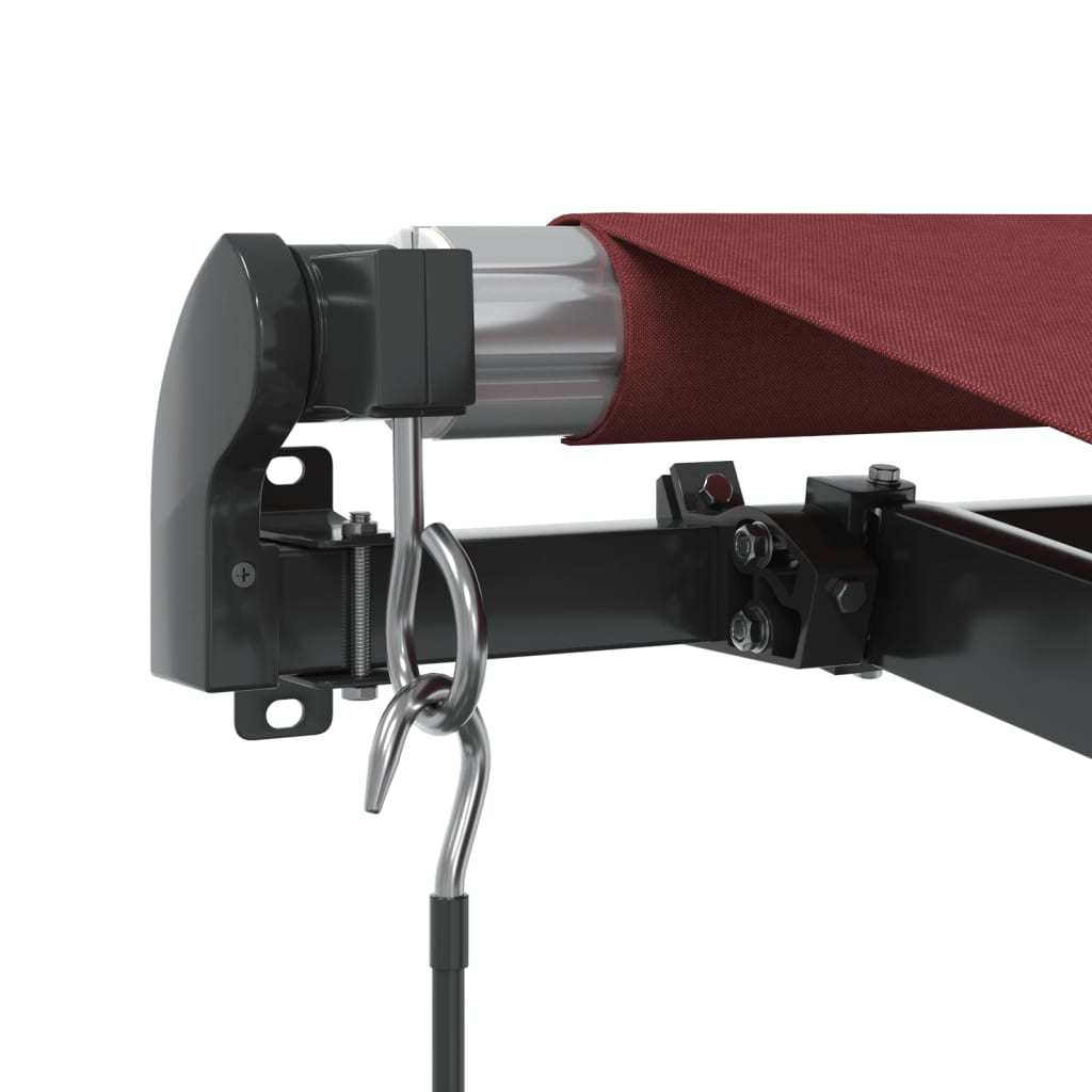 Toldo Retráctil Manual Color Burdeos 400x350 Cm_5
