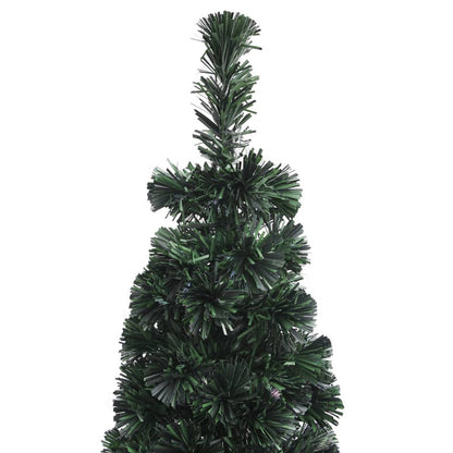 Vidaxl Árbol Navidad Artificial Estrecho Soporte Fibra Óptica 150 Cm_5