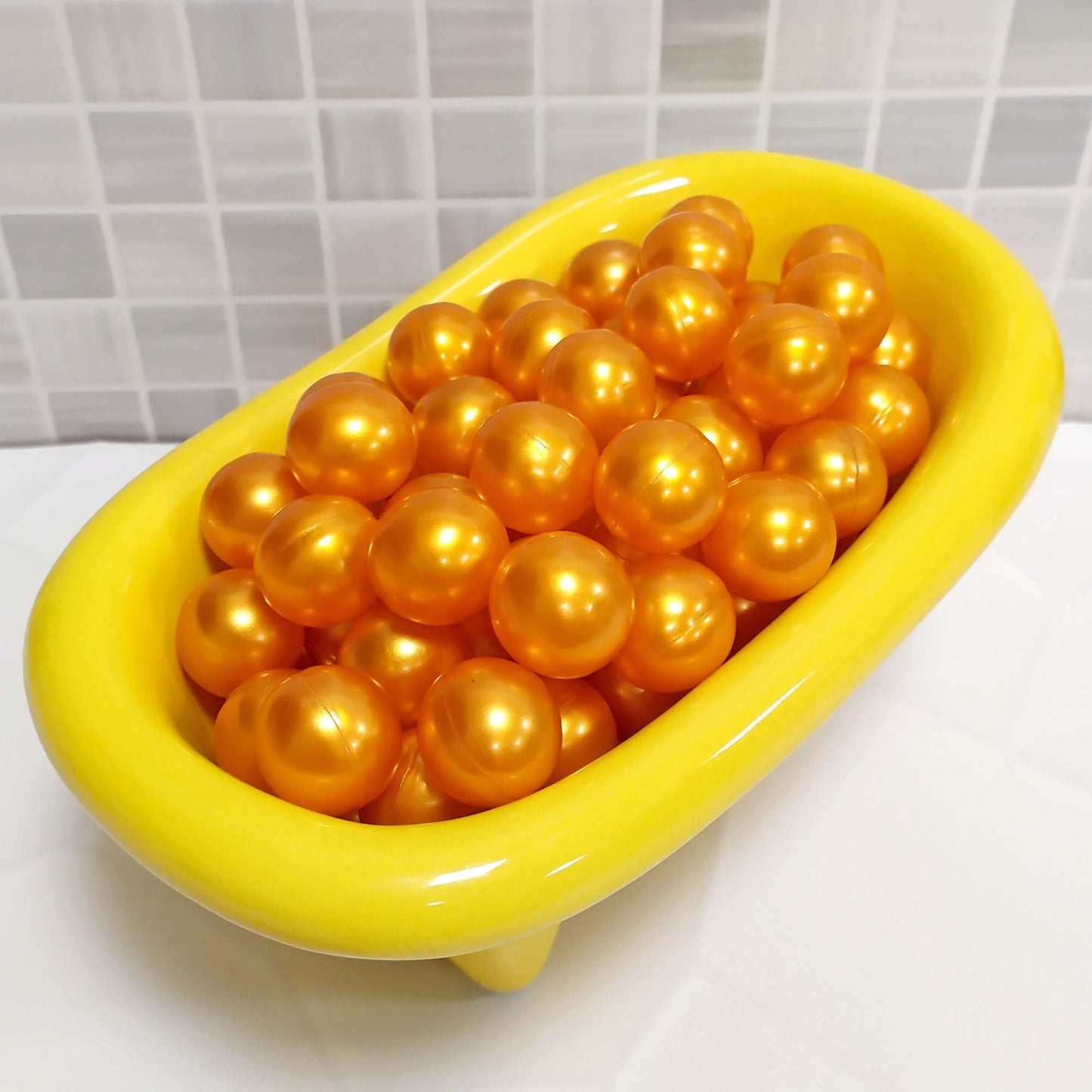 Caja 40 Perlas De Baño Con Aroma A Monoi - Con Aceite De Soja - Hidratante Y Aromática - Forma Bola_3
