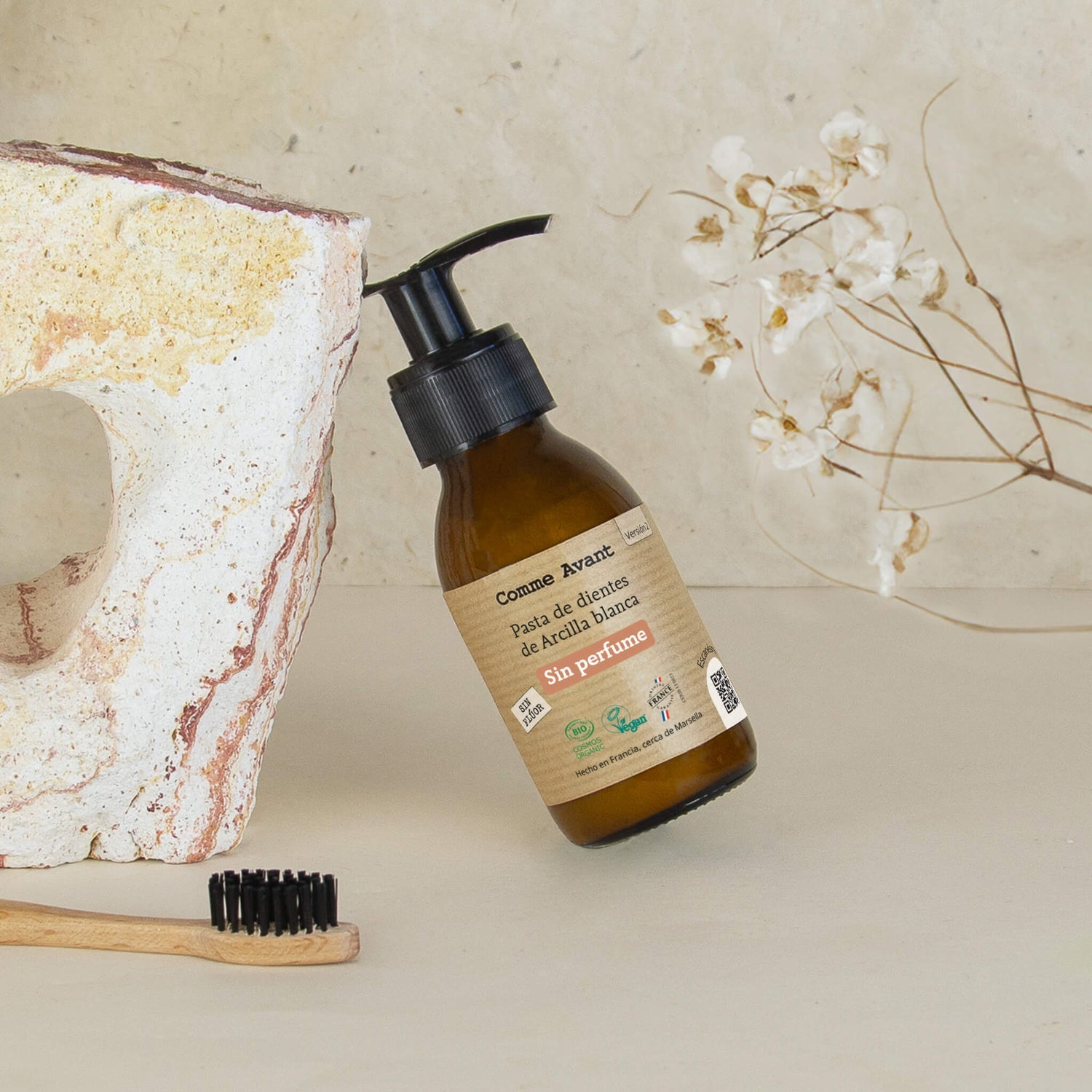 Pasta De Dientes De Arcilla Blanca - Sin Fragrancia_0