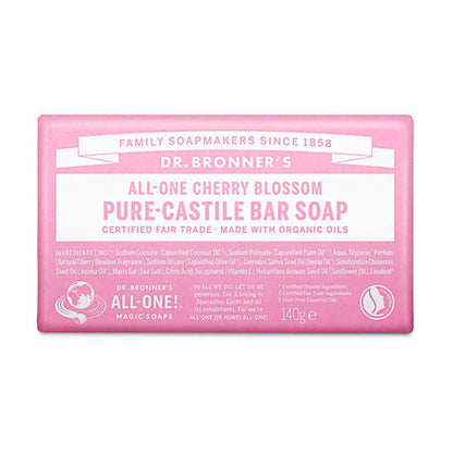 Jabón en pastilla Flor de Cerezo Dr.Bronner's 140 g