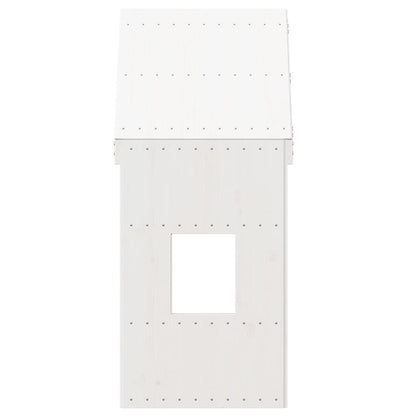 Techo De Cama Infantil Madera Maciza Pino Blanco 60x89x134,5 Cm_3