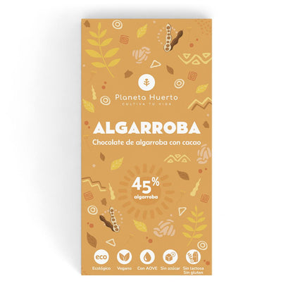 Tableta de algarroba y cacao ECO Planeta Huerto 70 gr