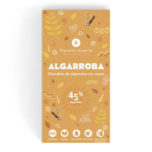 Tableta de algarroba y cacao ECO Planeta Huerto 70 gr