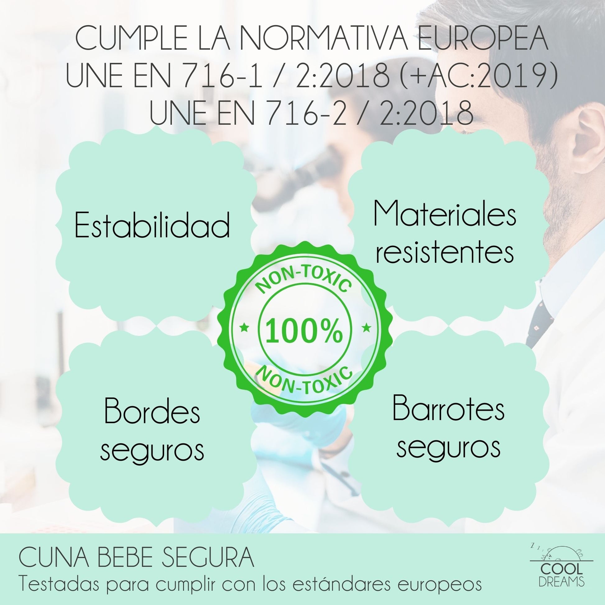 Cuna De Bebe Convertible En Cama Koala Con Kit Colecho Y Kit Barandillas