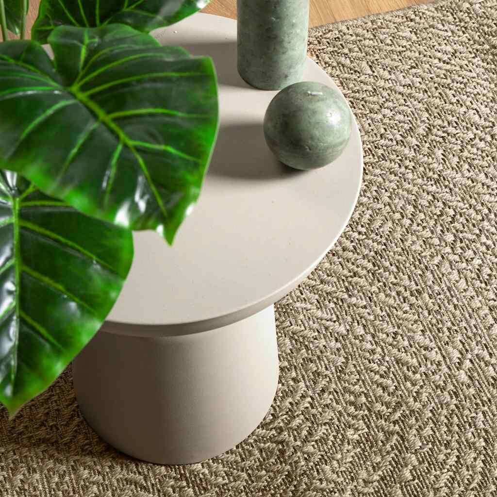 Vidaxl Alfombra Zizur Apariencia Yute Interior Exterior Beige 80x150cm_1
