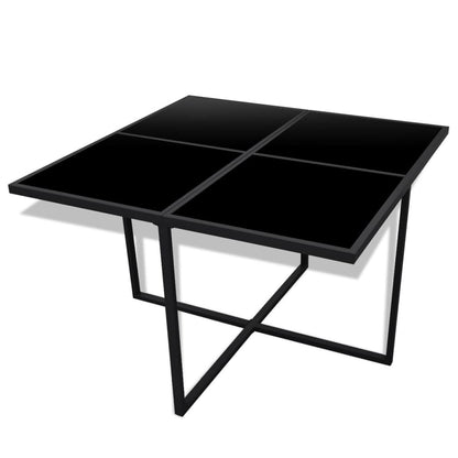 Vidaxl Set Comedor De Jardín 9 Piezas Y Cojines Ratán Sintético Negro_4