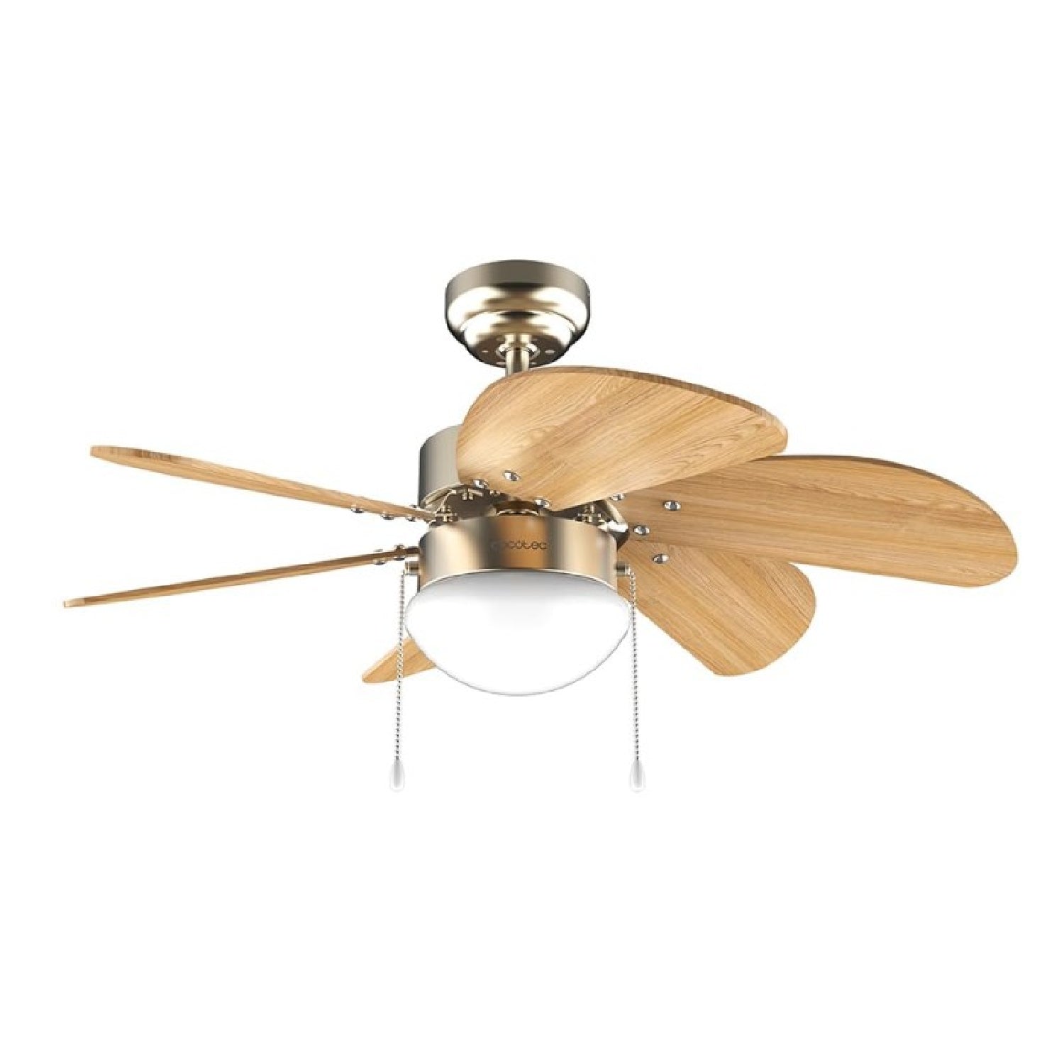 Cecotec Ventilador De Techo Con Luz Energysilence Aero 360 Gold&wood Cecotec_0