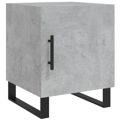Mesitas Noche 2 Uds Madera Ingeniería Gris Hormigón 40x40x50 Cm_4
