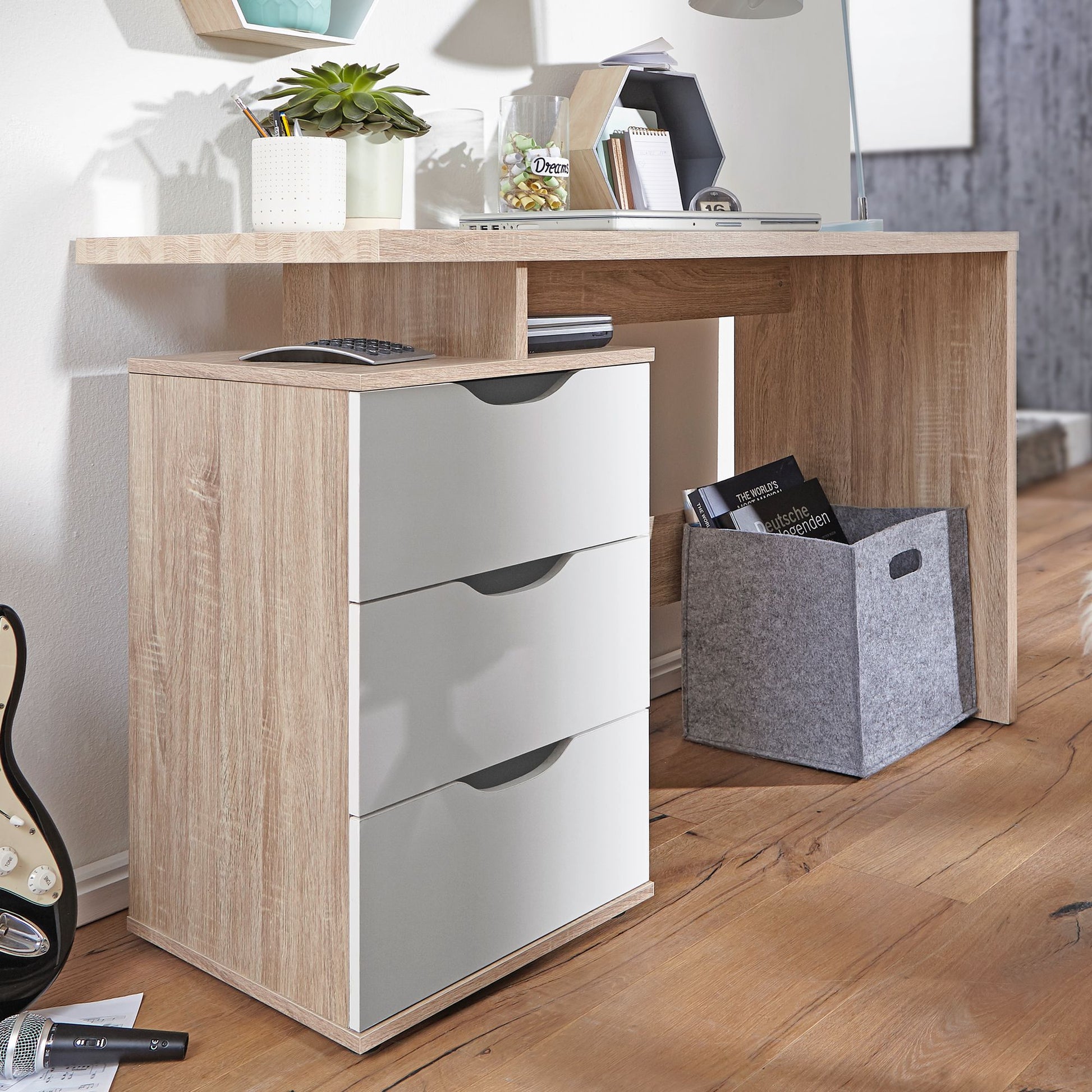 Escritorio Moderno Y Estilizado Modelo Wl1.795_1
