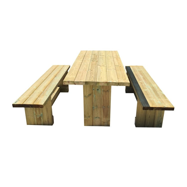 Mesa De Picnic Masgames Calella Con Bancos Independientes._3