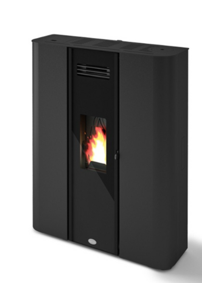 Estufa De Pellet Estanca Eva Calòr Slim Diletta 901660800 Acabado Negro_0