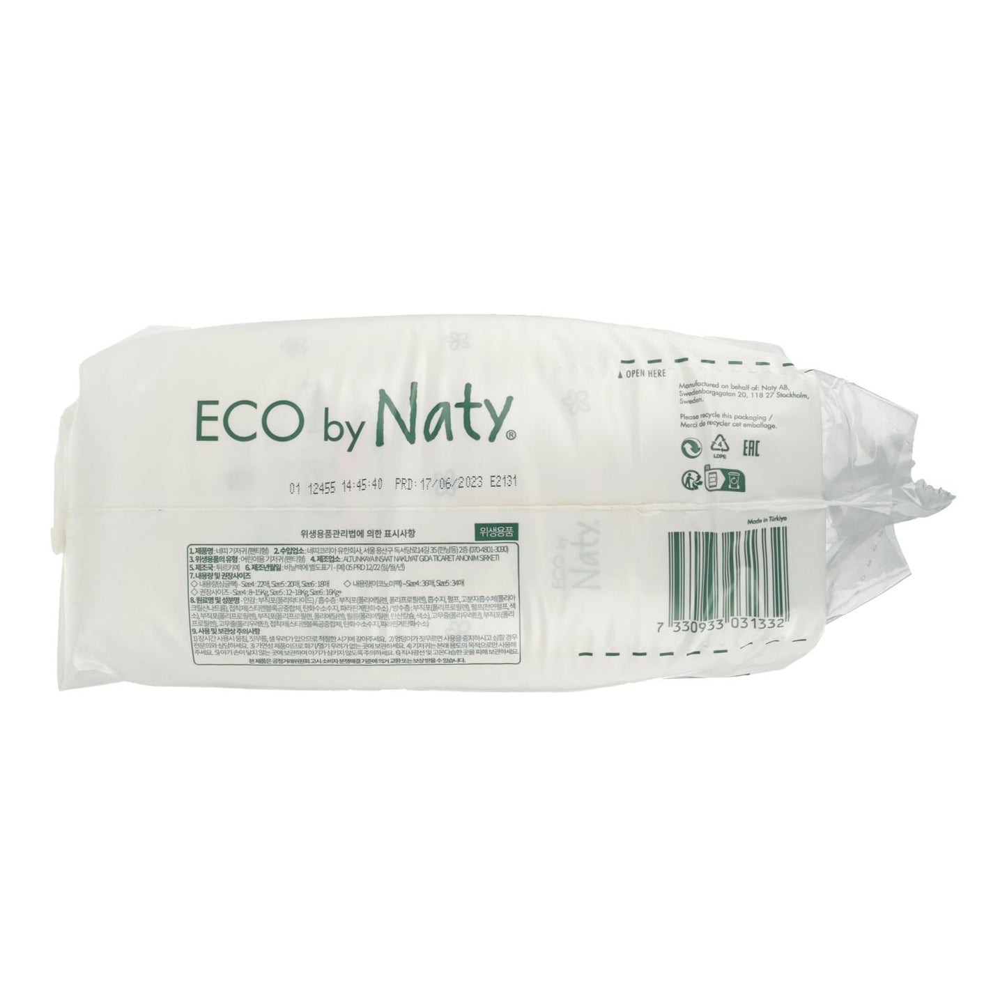 Bragapañal Nº 6 Naty 16+ kg, 18 ud