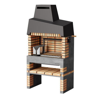 Cocina de exterior California Plus XL con barbacoa, bancada y fregadero  Movelar