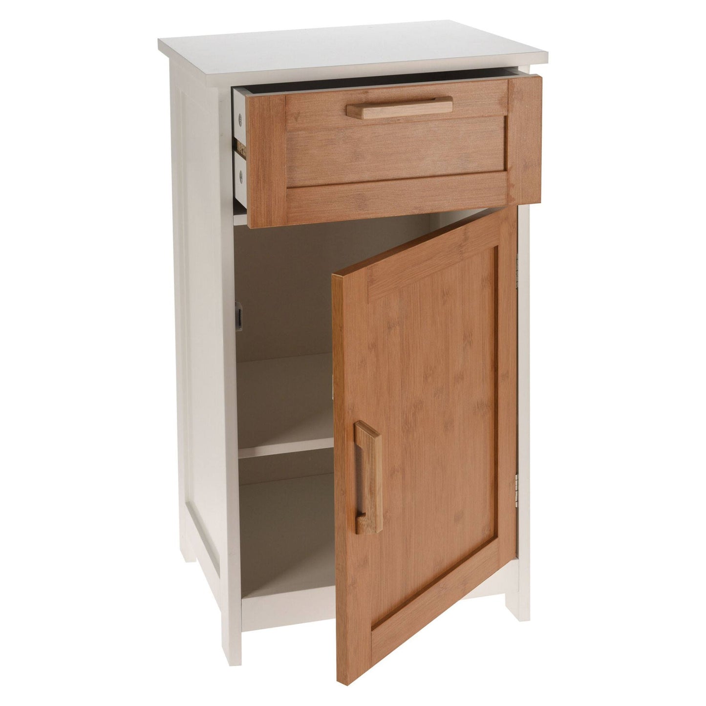 Well Home Armario En Mdf Color Bambú H.70cm