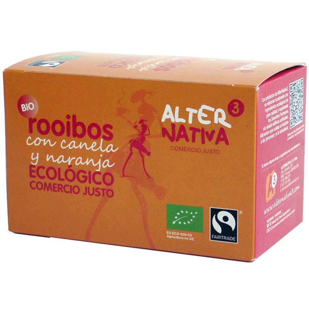 Rooibos Naranja-Canela Bio Alternativa 20 bolsitas