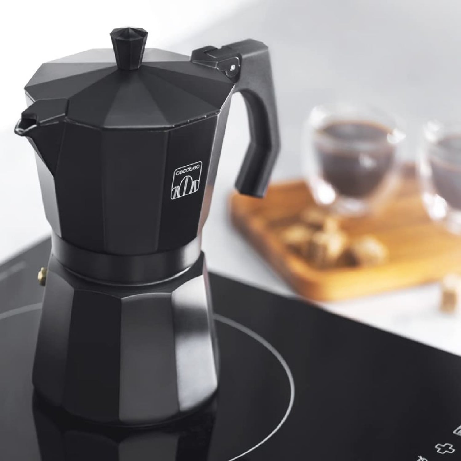 Cecotec Cafetera Italiana Cumbia Mokclassic 600 Black_2