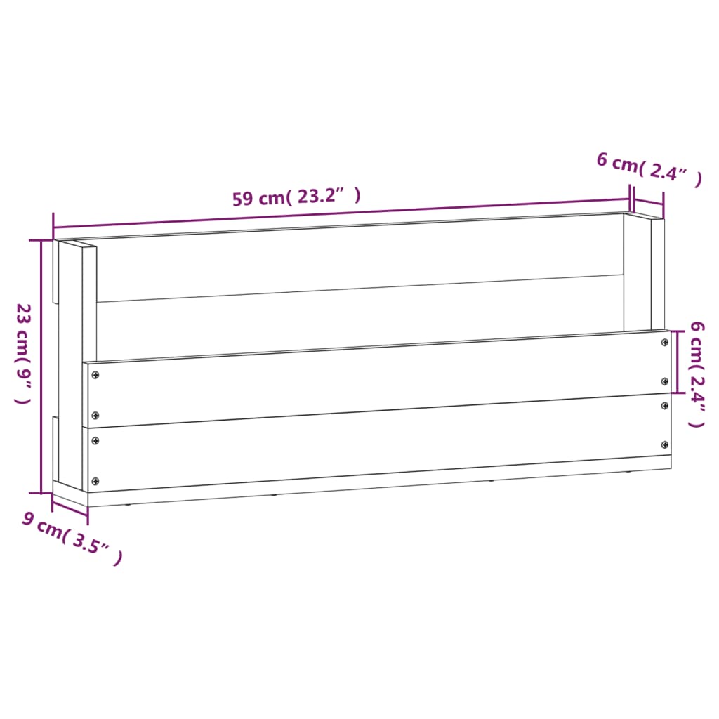 Estantes De Zapatos De Pared 2 Uds Madera Pino Blanco 59x9x23cm / Vetonek_2