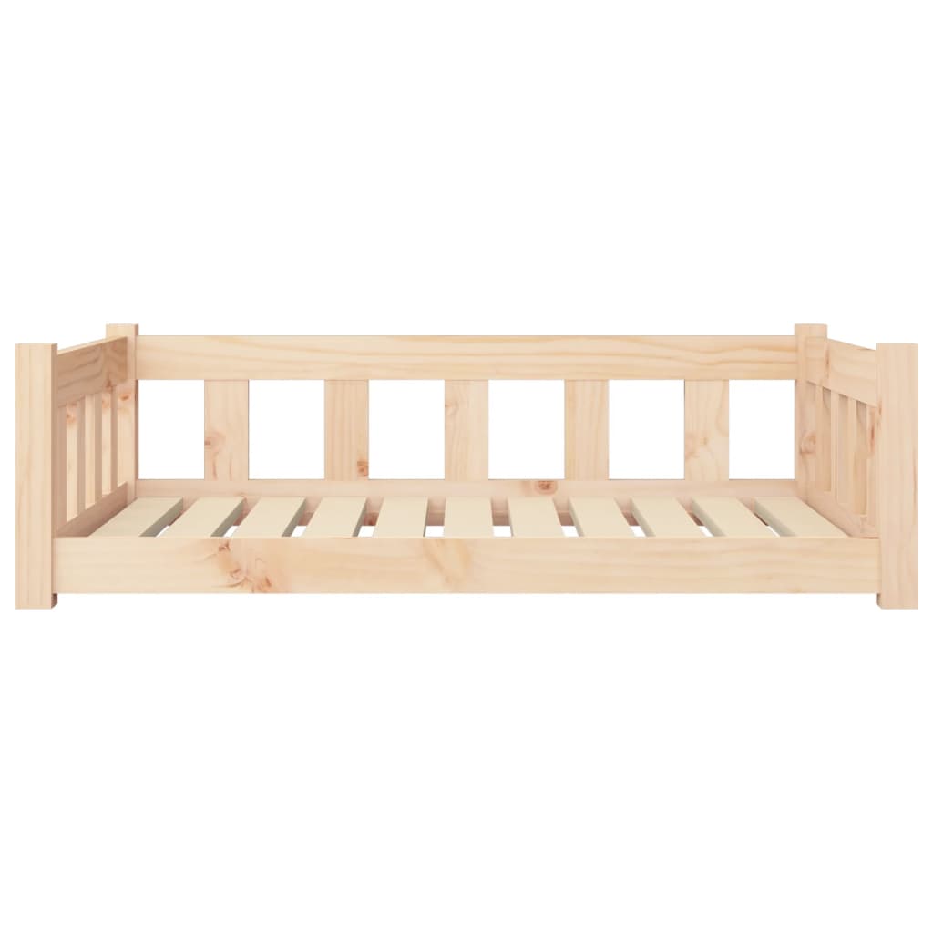 Cama Para Perros Madera Maciza De Pino 95,5x65,5x28 Cm / Vetonek_4