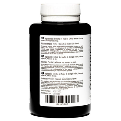 Ginkgo Biloba 6000 mg Hivital 210 cápsulas veganas