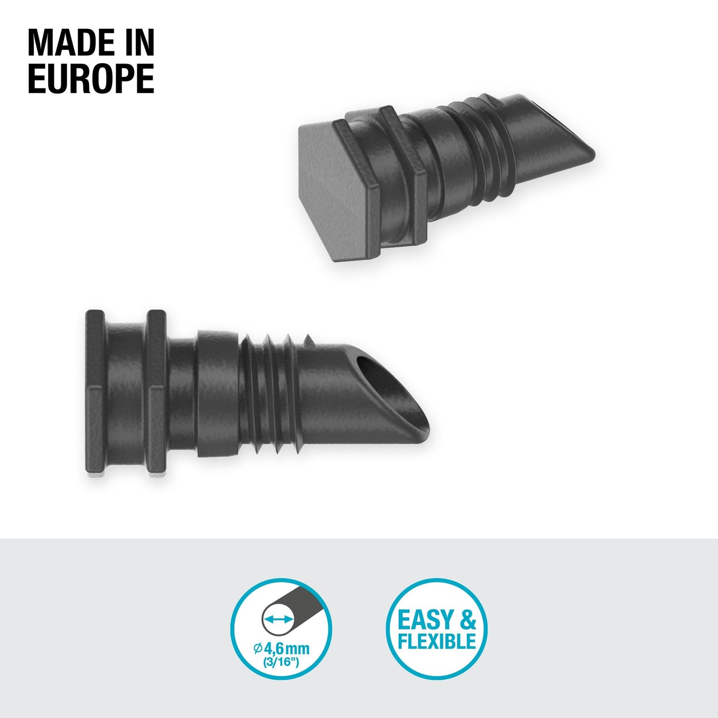 Tapón 4.6 mm (3/16") x10 Microdripsystem Gardena