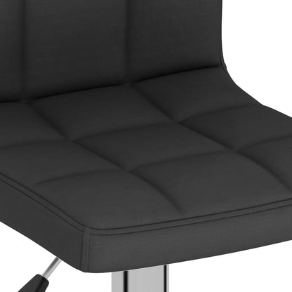 Taburete De Cocina De Tela Negro_5