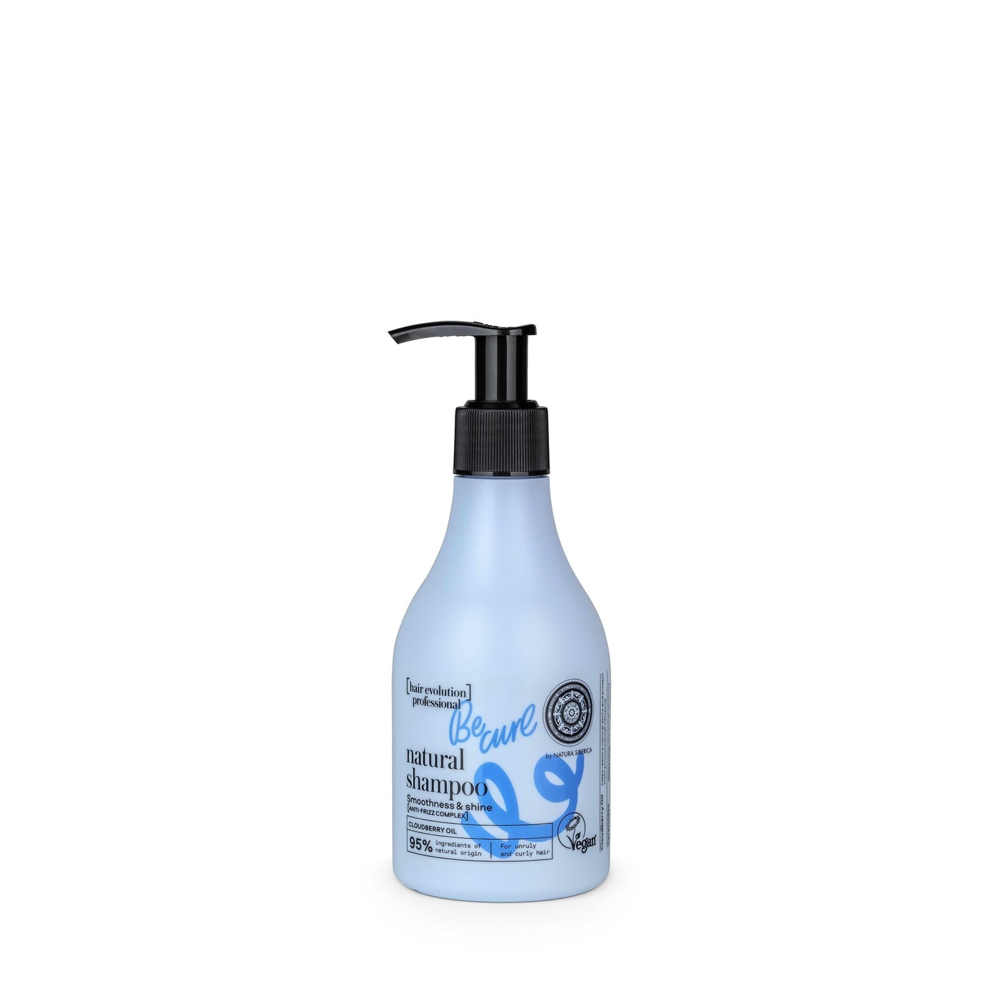 Champú natural «Be curl» Suavidad y brillo Natura Siberica 245 ml