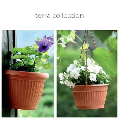 Macetero Colgante Terra 6l., Dimensiones (mm) 260x260x160, Color Terracota_1