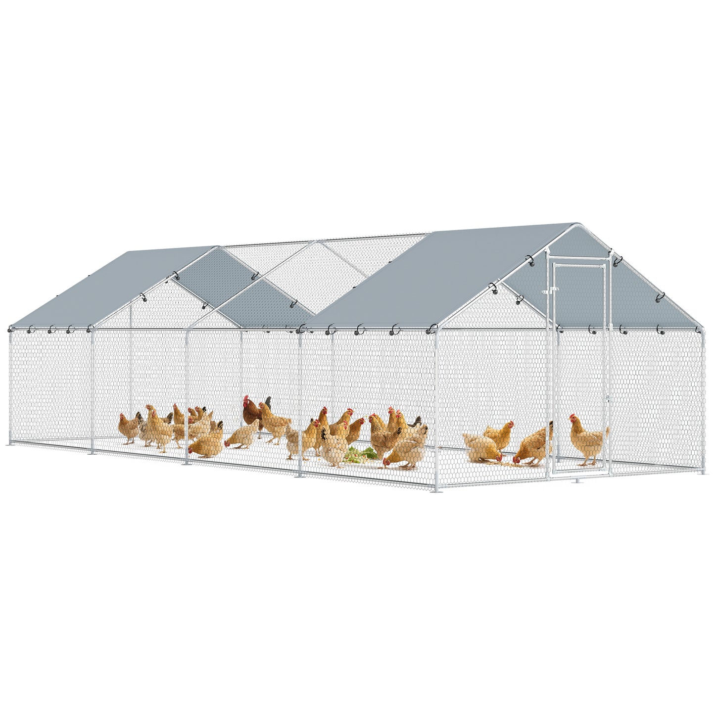Pawhut Gallinero Para Exterior Grande_0