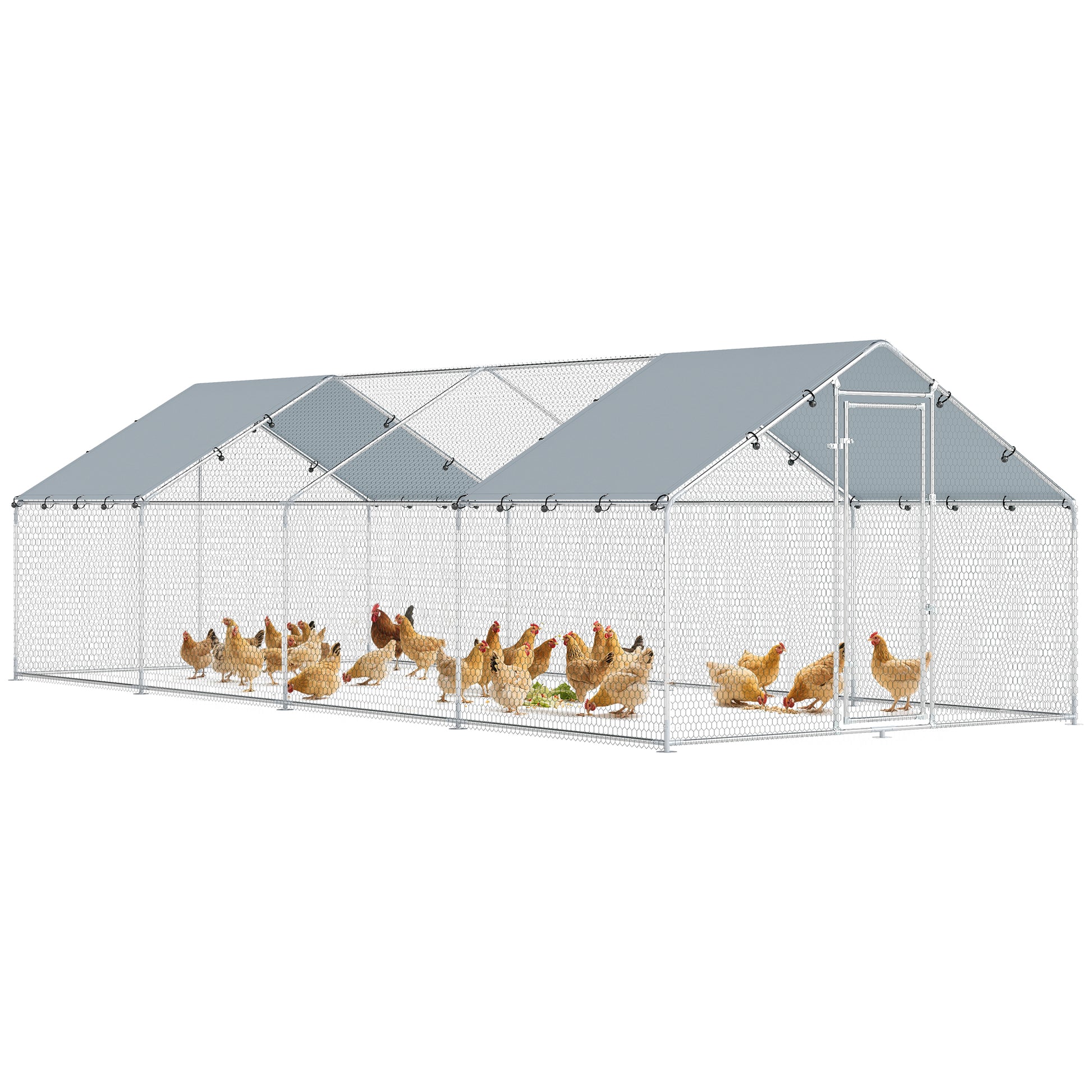 Pawhut Gallinero Para Exterior Grande_0