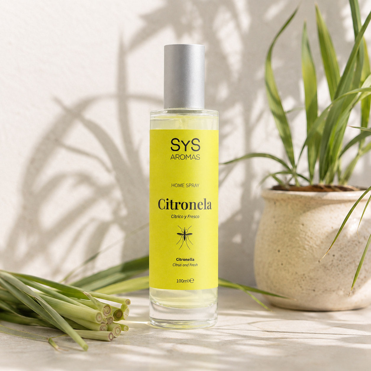 Ambientador Pulverizador Citronela Origins SYS Aromas 100 ml | Aroma Cítrico y Herbal | Refrescante_3