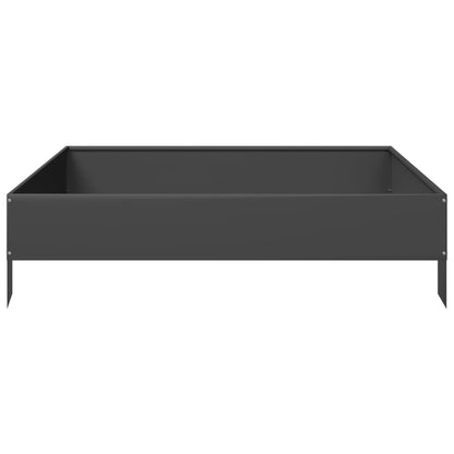 Arriate De Acero Negro 100x100x26 Cm_3