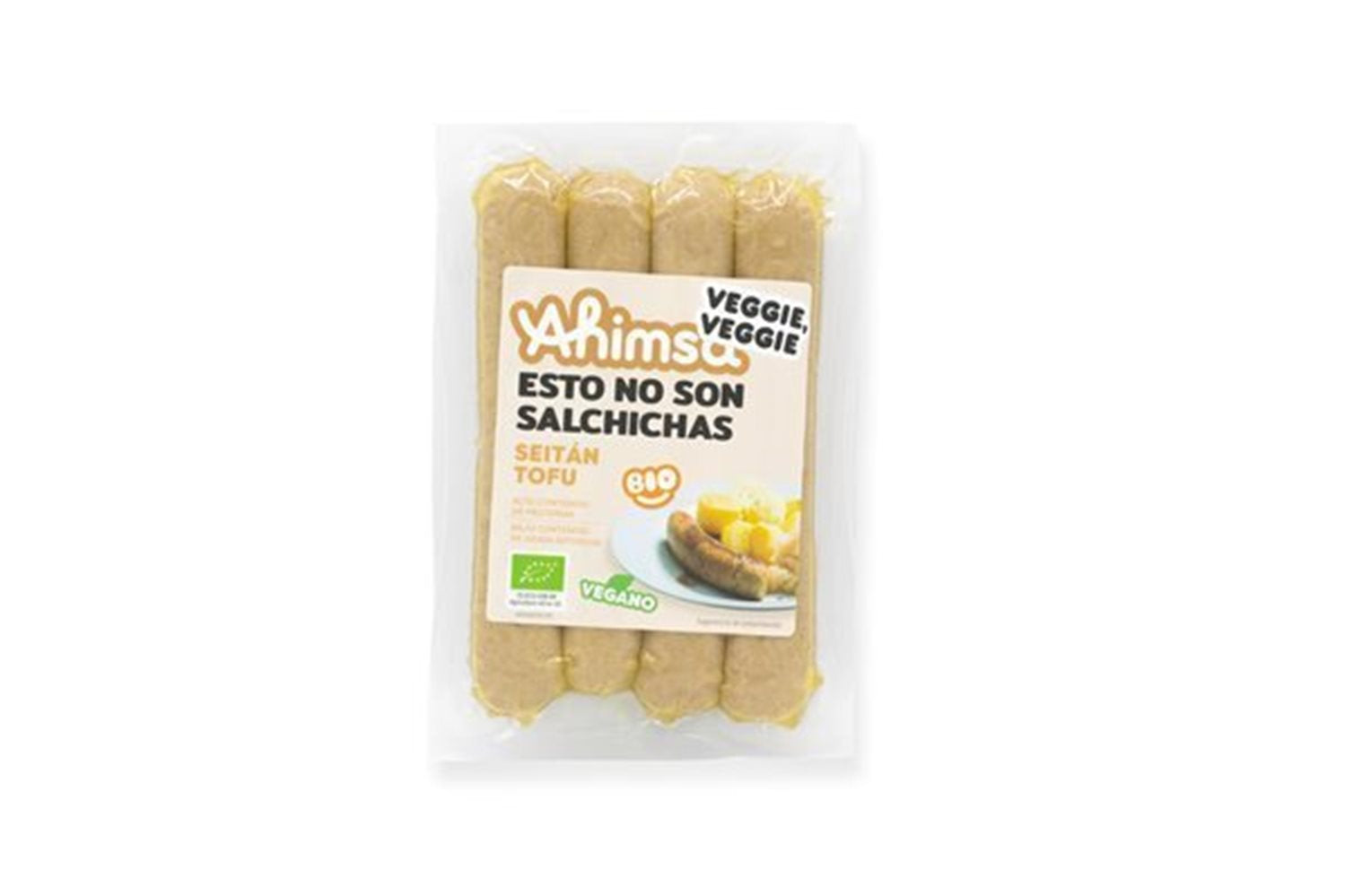 Salchicha Seitán Y Tofu Bio Ahimsa 200 G_0