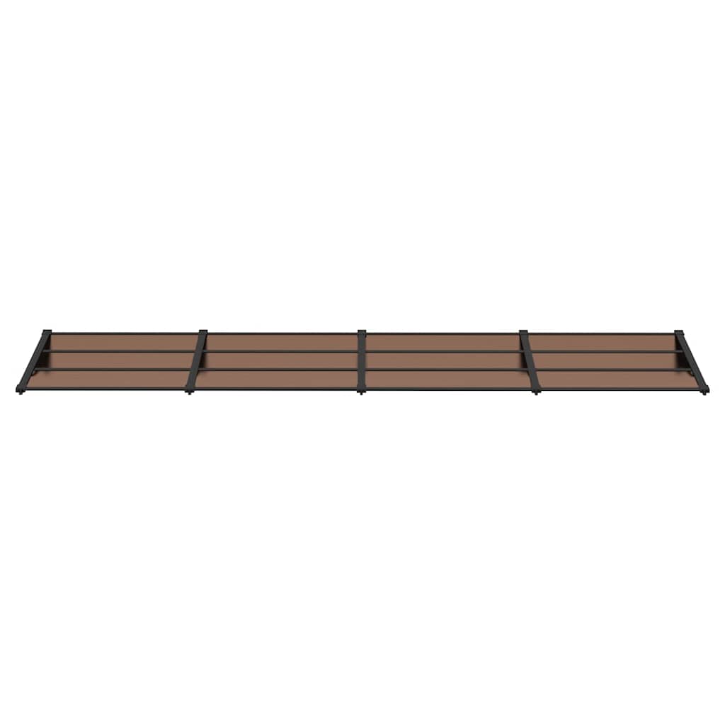Marquesina De Puerta Policarbonato Negro 396x90 Cm_2