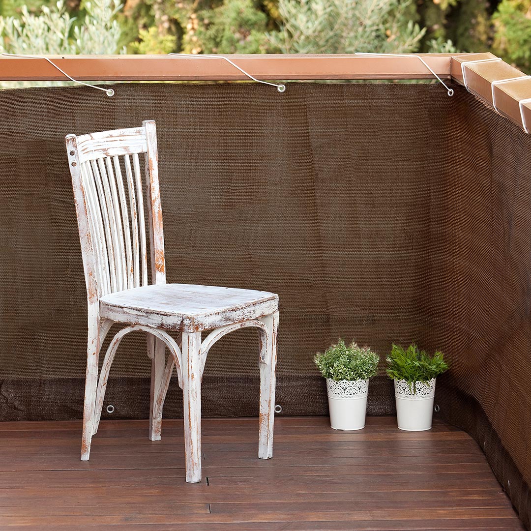 Malla Balcony Easy Brown - Protección Y Estilo Para Tu Espacio Exterior 0,9x5 M / Multicolor_0