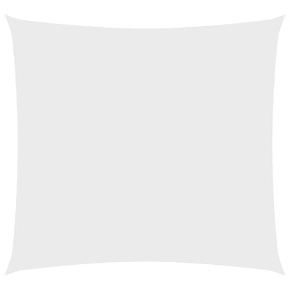 Vidaxl Toldo De Vela Cuadrado Tela Oxford Blanco 5x5 M_0