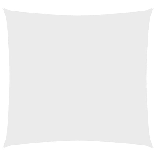 Vidaxl Toldo De Vela Cuadrado Tela Oxford Blanco 5x5 M_0