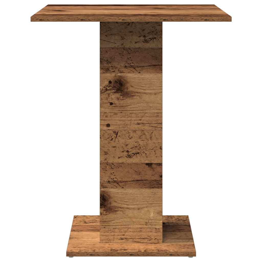 Mesa De Bistró De Madera De Ingeniería Envejecida 60x60x75 Cm_3