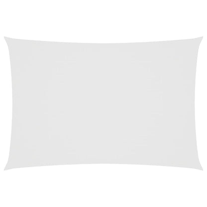 Vidaxl Toldo De Vela Rectangular Tela Oxford Blanco 2,5x4,5 M_0