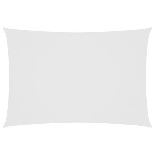 Vidaxl Toldo De Vela Rectangular Tela Oxford Blanco 2,5x4,5 M_0