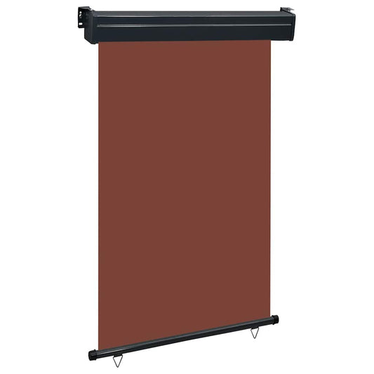 Vidaxl Toldo Lateral De Balcón Marrón 125x250 Cm_0