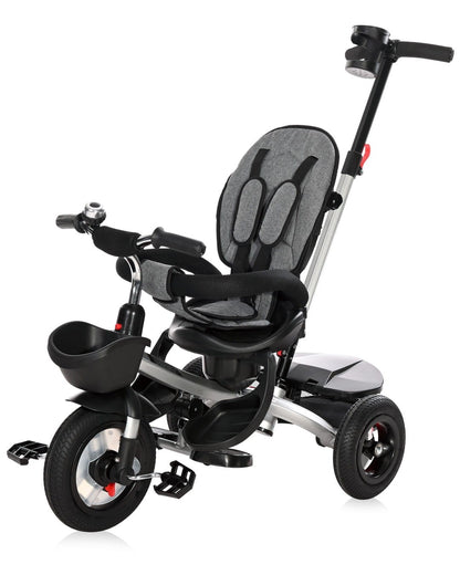Triciclo Evolutivo Zippy Air Con Asiento Reversible Y Ruedas De Goma Graphite_3